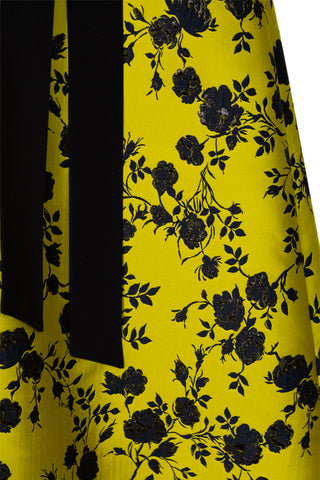 Yellow Floral Dress Dresses Rochas   