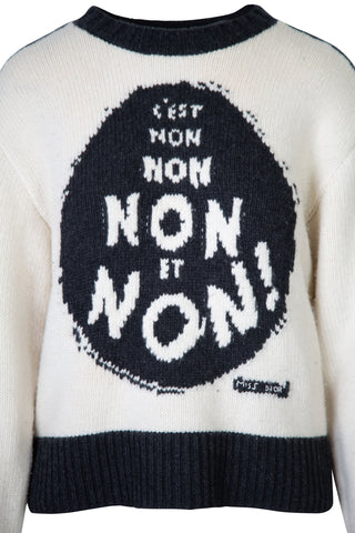 C'est Non Sweater | Fall '18 Ready-to-Wear Sweaters & Knits Christian Dior   