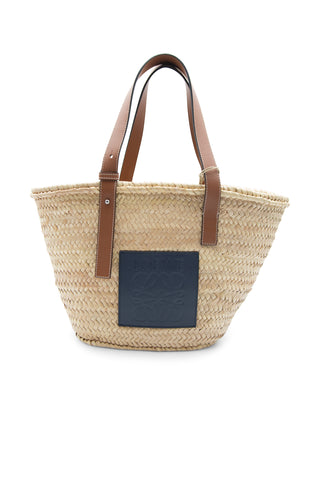 Paula's Ibiza Leather Trimmed Raffia Basket Bag | (est. retail $650)