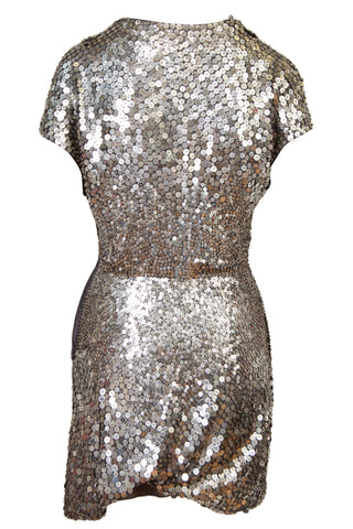 Sequin Mini Dress with Twisted Knot Front Dresses Valentino   