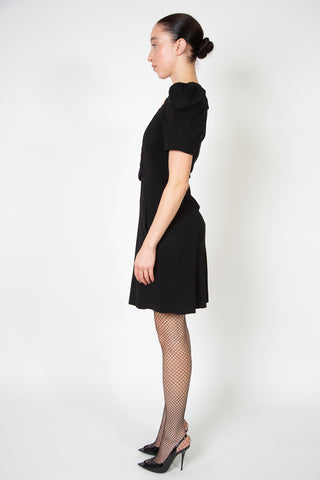 Black Embellished Tie Mini Dress | Fall '08 Ready-to-Wear Dresses Sonia Rykiel   