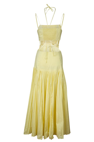 Rem Cut-Out Maxi Dress in Chamomile
