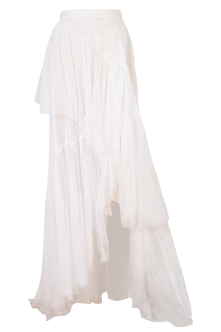 Asymmetric Mesh Skirt | (est. retail $1,890) Skirts Alexander McQueen   