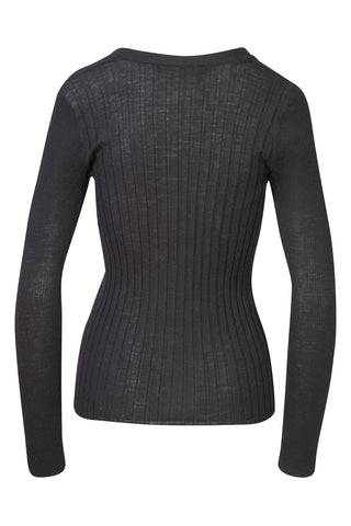 Micro Ribbed Front V-neck Cardigan Sweaters & Knits Proenza Schouler   