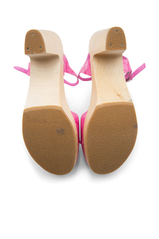Merci Sandal in Pink Croc Embossed  | (est. retail $290)