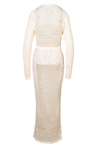 Sade Crystal Crotch Midi Dress | (est. retail $1,695) Dresses Diotima   