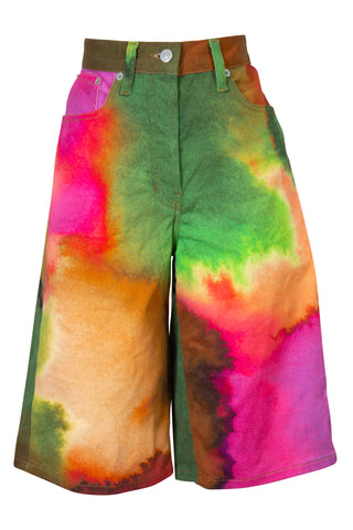 Tie-Dye Denim Shorts | (est. retail $500) Shorts Dries Van Noten   