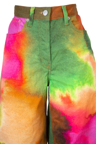 Tie-Dye Denim Shorts | (est. retail $500) Shorts Dries Van Noten   