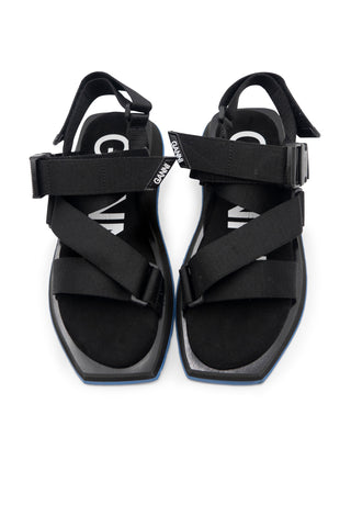 Performance Webbing Sandals in Black | (est. retail $375)
