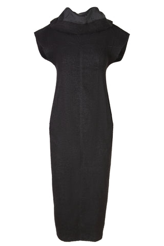 Silk & Wool Cowl Neck Midi Dress | Mountain FW '12 Collection Dresses Rick Owens   