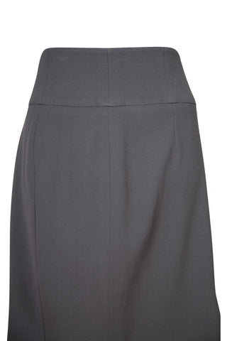 Wool Suit Skirt in Grey
