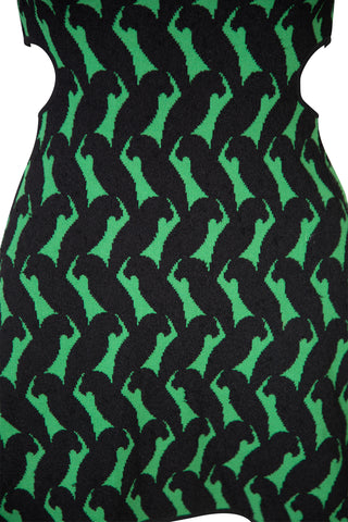 Parrot Intarsia Knit Tank Dress Dresses Proenza Schouler   