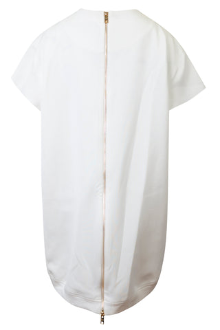 x Christopher Makos Altered Images Dress in White