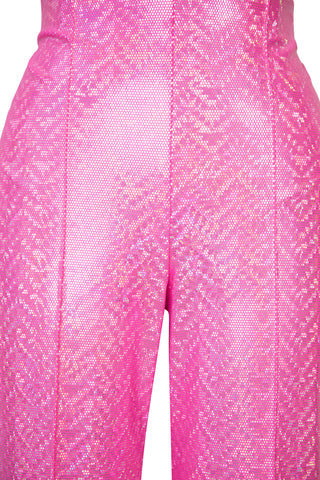 Lissi Shimmer Chevron Pattern Stretch Pant | (est. retail $440) Pants Saks Potts   
