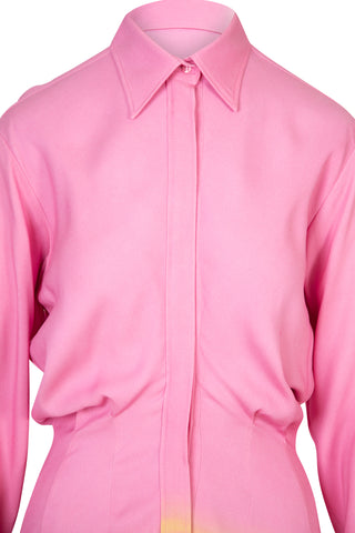 The Nouveau Mini Button-front Shirtdress | (est. retail $1,495) Dresses Brandon Maxwell   