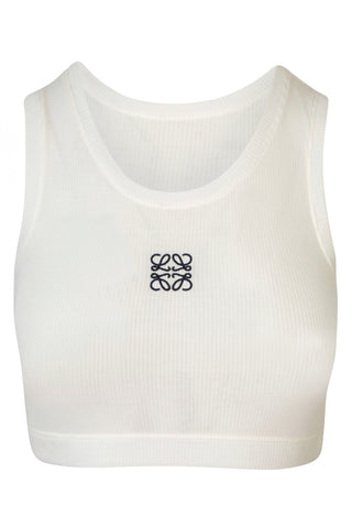 Cropped Anagram Cotton Tank | (est. retail $400) Shirts & Tops Loewe   
