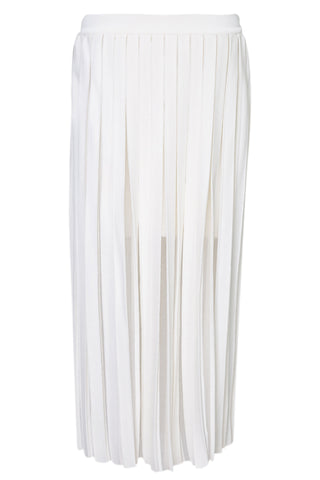 White Pleated Skirt | new with tags