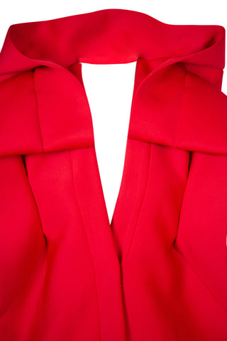 Oshoke Dress Coat with Red Dress | (est. retail $4,500) Outfit & Sets Sukeina   