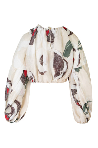 Abstract Print Blouse
