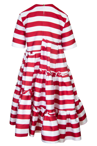 Striped Red Midi Dress | Pre-Fall '20 Collection (est. retail $5,610)