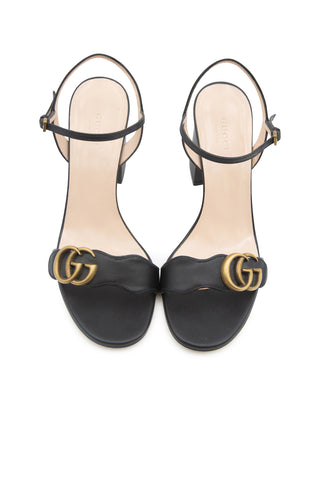 Marmont GG Ankle-Strap Sandals | (est. retail $860)