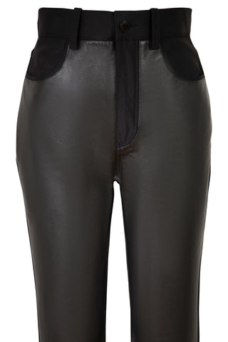High Waisted Bodycon Leather Pant | (est. retail $697) Pants Alexander Wang   