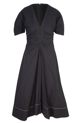 Black Cotton Tie Dress | (est. retail $1,250)