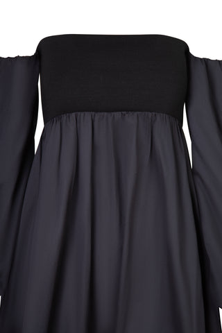 Rica Knit-paneled Cotton-mousseline Maxi Dress | (est. retail $1950) Dresses Gabriela Hearst   