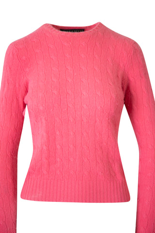 Black Label Pink Cashmere Sweater