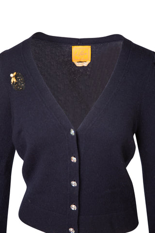Blue Button Down Cardigan