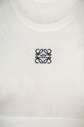 Cropped Anagram Cotton Tank | (est. retail $400) Shirts & Tops Loewe   
