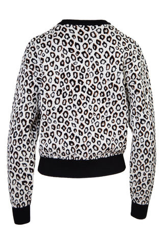 Animal Print Asymmetric Striped Sweater Sweaters & Knits Givenchy   
