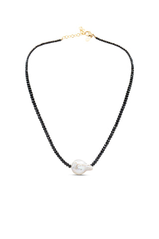 Spinel Single Baroque Pearl Gemstone Necklace | new with tags (est. retail $325)