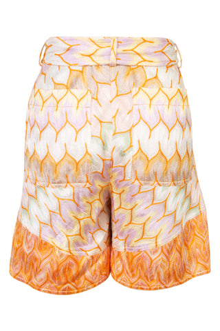 Pattern Knitted Shorts with Self Belt Shorts Missoni   