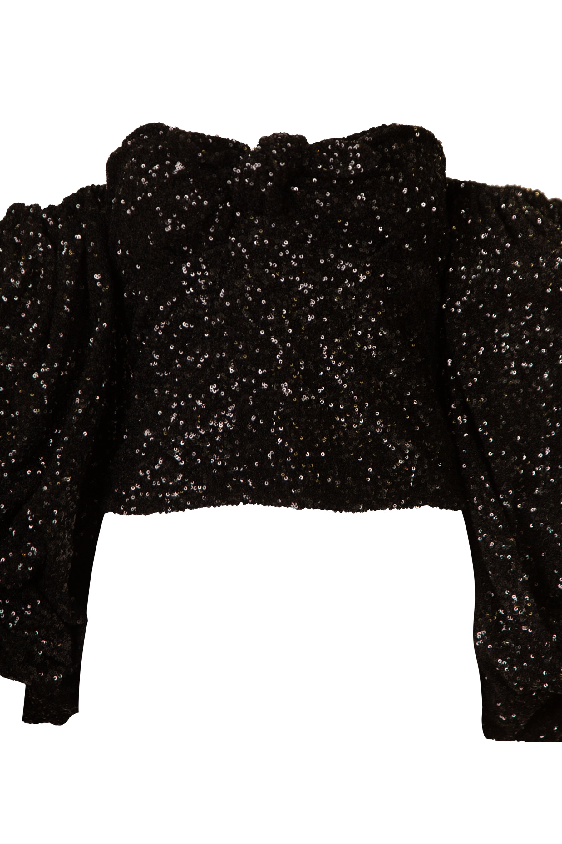 Attico Off the Shoulder Sequin Top Dora Maar