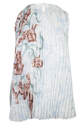 Sleeveless Pleated Georgette Top