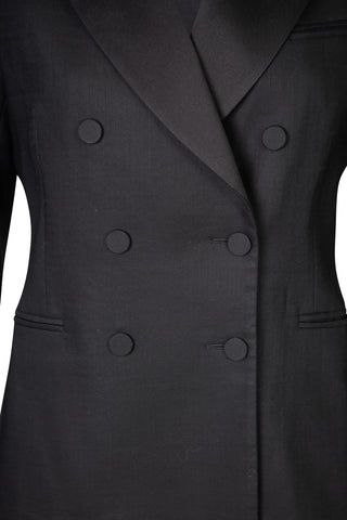 Wool & Mohair Double Breasted Tuxedo Jacket Jackets Dries Van Noten   