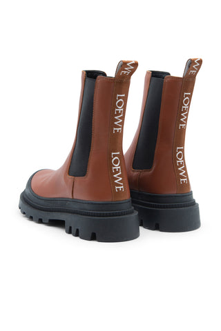 Rubber-trimmed Leather Chelsea Boot | (est. retail $650) Boots Loewe   