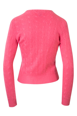 Black Label Pink Cashmere Sweater