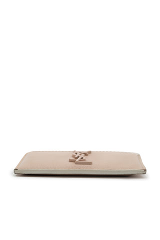 Leather Card Holder in Pink | (est. retail $325)