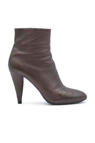 Leather Ankle Boots Boots Prada   