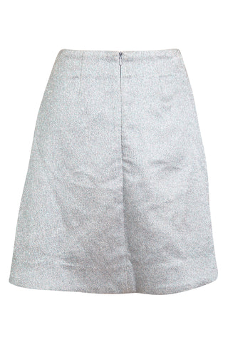 Blue Knotted Mini Skirt Skirts Zimmermann   