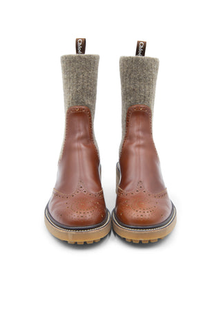 Franne Sock Boots | (est. retail $1,100) Boots Chloé   