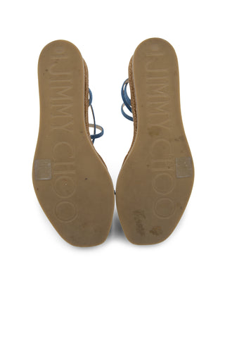 Drive 60mm Denim Strap Sandals | (est. retail $650) Sandals Jimmy Choo   