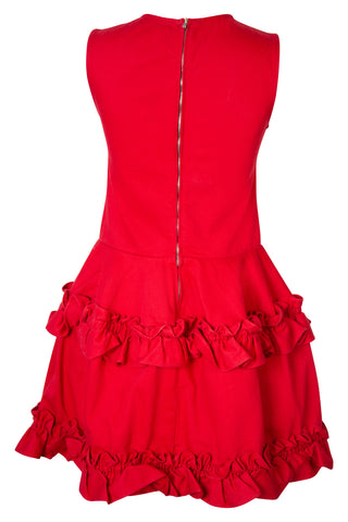 x J Brand Red Ruffled Mini Dress | (est. retail $590)
