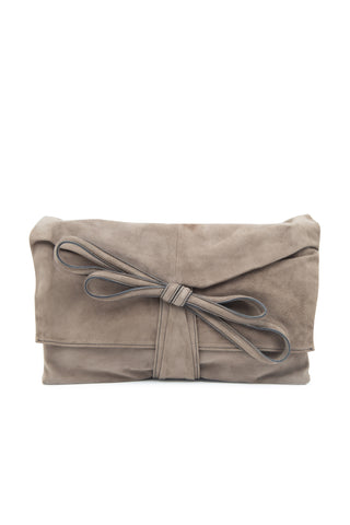 Suede Bow Front Flap Shoulder Bag Crossbody Bags Valentino   