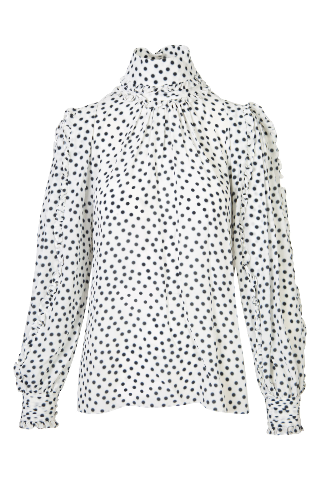 Ungaro Audrey Polka Dot Blouse – Dora Maar