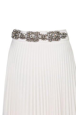 Bridal Pleated Midi Skirt | (est. retail $2,082) Skirts Christopher Kane   