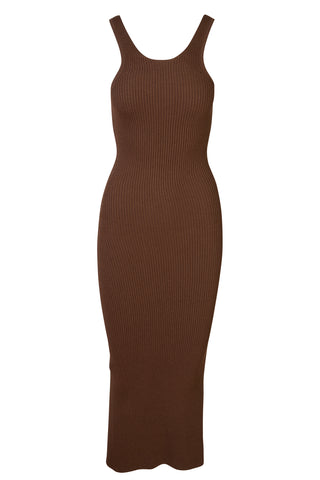 Curved Compact Knit Midi Dress | (est. retail $470) Dresses Totême   
