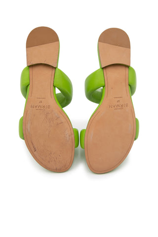 Lilla Padded Leather Sandals | (est. retail $280)